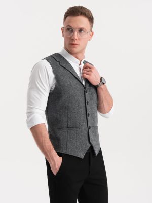 Kamizelka męska elegancka Ombre Clothing ze sklepu: ombre w kategorii: Kamizelki męskie - zdjęcie 2F79836-D9D-2071_124319