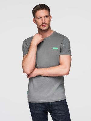 T-shirt męski casual Ombre Clothing ze sklepu: ombre w kategorii: T-shirty męskie - zdjęcie 2F79836-D9D-2071_124341