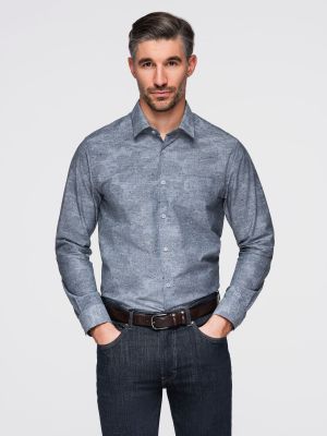 Koszula męska jesienna Ombre Clothing ze sklepu: ombre w kategorii: Koszule męskie - zdjęcie 2F79836-D9D-2071_124379