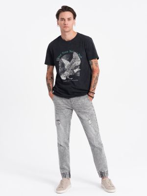 Spodnie męskie na jesień Ombre Clothing ze sklepu: ombre w kategorii: Spodnie męskie - zdjęcie 2F79836-D9D-2071_124610