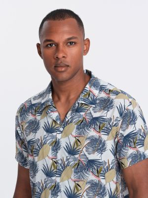 Koszula męska na lato Ombre Clothing ze sklepu: ombre w kategorii: Koszule męskie - zdjęcie 2F79836-D9D-2071_125757