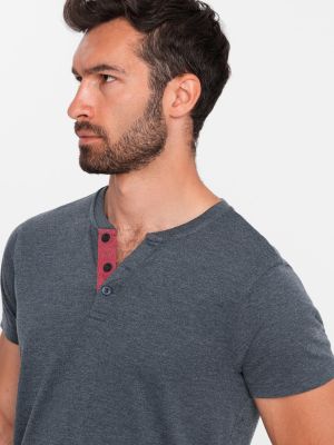 T-shirt męski casual Ombre Clothing ze sklepu: ombre w kategorii: T-shirty męskie - zdjęcie 2F79836-D9D-2071_126073