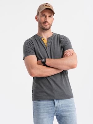 T-shirt męski casual Ombre Clothing ze sklepu: ombre w kategorii: T-shirty męskie - zdjęcie 2F79836-D9D-2071_126073