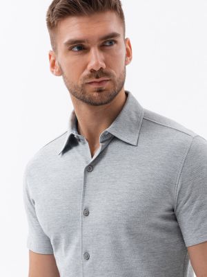 Ombre Clothing - Koszula męska z klasycznym kołnierzykiem ze sklepu: ombre w kategorii: Koszule męskie - zdjęcie 2F79836-D9D-2071_126143