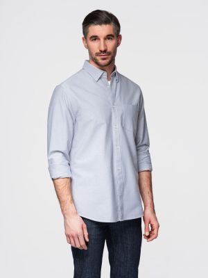Koszula męska z kołnierzykiem button down Ombre Clothing ze sklepu: ombre w kategorii: Koszule męskie - zdjęcie 2F79836-D9D-2071_127113