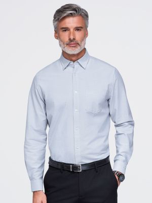 Koszula męska z kołnierzykiem button down Ombre Clothing ze sklepu: ombre w kategorii: Koszule męskie - zdjęcie 2F79836-D9D-2071_127113