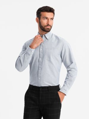 Koszula męska z kołnierzykiem button down Ombre Clothing ze sklepu: ombre w kategorii: Koszule męskie - zdjęcie 2F79836-D9D-2071_127113