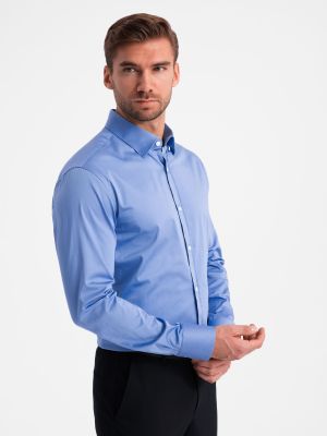 Ombre Clothing - Koszula męska z klasycznym kołnierzykiem ze sklepu: ombre w kategorii: Koszule męskie - zdjęcie 2F79836-D9D-2071_127116