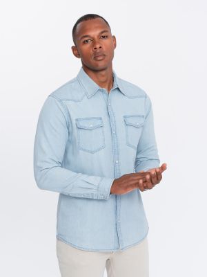 Koszula męska casual Ombre Clothing ze sklepu: ombre w kategorii: Koszule męskie - zdjęcie 2F79836-D9D-2071_124129