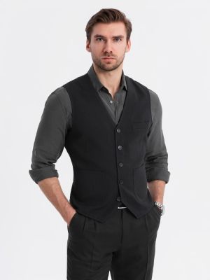 Kamizelka męska elegancka Ombre Clothing ze sklepu: ombre w kategorii: Kamizelki męskie - zdjęcie 2F79836-D9D-2071_128309