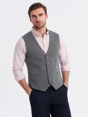 Kamizelka męska Ombre Clothing ze sklepu: ombre w kategorii: Kamizelki męskie - zdjęcie 2F79836-D9D-2071_128311