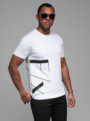 T-shirt męski casualowy Ombre Clothing ze sklepu: ombre w kategorii: T-shirty męskie - zdjęcie 2F79836-D9D-2071_128313