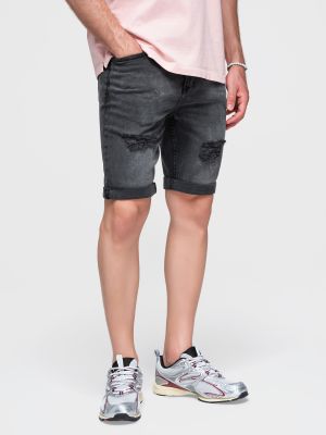 Ombre Clothing - Spodenki męskie casual ze sklepu: ombre w kategorii: Spodenki męskie - zdjęcie 2F79836-D9D-2071_128388
