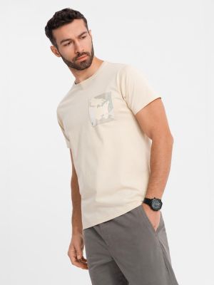 T-shirt męski casual wiosenny Ombre Clothing ze sklepu: ombre w kategorii: T-shirty męskie - zdjęcie 2F79836-D9D-2071_128474