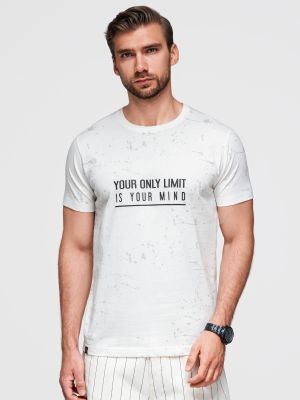 T-shirt męski wiosenny Ombre Clothing ze sklepu: ombre w kategorii: T-shirty męskie - zdjęcie 2F79836-D9D-2071_128517