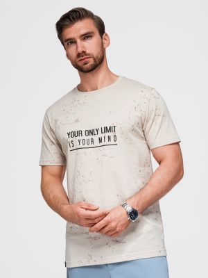 T-shirt męski wiosenny Ombre Clothing ze sklepu: ombre w kategorii: T-shirty męskie - zdjęcie 2F79836-D9D-2071_128517