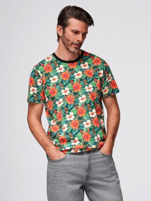 T-shirt męski Ombre Clothing ze sklepu: ombre w kategorii: T-shirty męskie - zdjęcie 2F79836-D9D-2071_128523