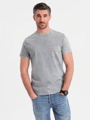 T-shirt męski na wiosnę Ombre Clothing ze sklepu: ombre w kategorii: T-shirty męskie - zdjęcie 2F79836-D9D-2071_128528