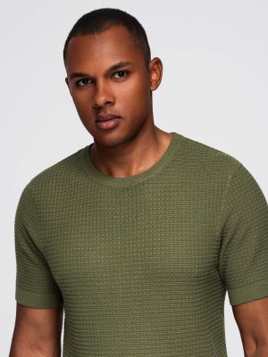 T-shirt męski na wiosnę Ombre Clothing ze sklepu: ombre w kategorii: T-shirty męskie - zdjęcie 2F79836-D9D-2071_128666