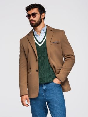 Marynarka męska jesienna Ombre Clothing ze sklepu: ombre w kategorii: Marynarki męskie - zdjęcie 2F79836-D9D-2071_128843