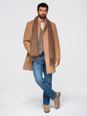 Ombre Clothing - Płaszcz męski ze sklepu: ombre w kategorii: Płaszcze męskie - zdjęcie 2F79836-D9D-2071_129013