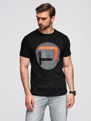 T-shirt męski wiosenny Ombre Clothing ze sklepu: ombre w kategorii: T-shirty męskie - zdjęcie 2F79836-D9D-2071_129051