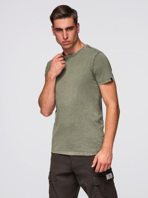 T-shirt męski wiosenny Ombre Clothing ze sklepu: ombre w kategorii: T-shirty męskie - zdjęcie 2F79836-D9D-2071_129055