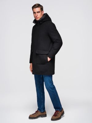 Ombre Clothing - Płaszcz męski ze sklepu: ombre w kategorii: Płaszcze męskie - zdjęcie 2F79836-D9D-2071_129399