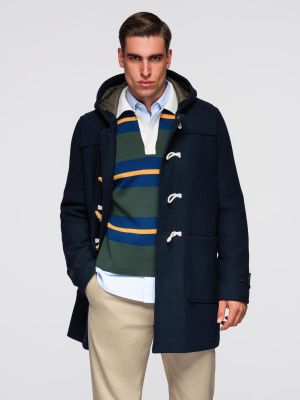 Płaszcz męski w stylu młodzieżowym Ombre Clothing ze sklepu: ombre w kategorii: Płaszcze męskie - zdjęcie 2F79836-D9D-2071_129403