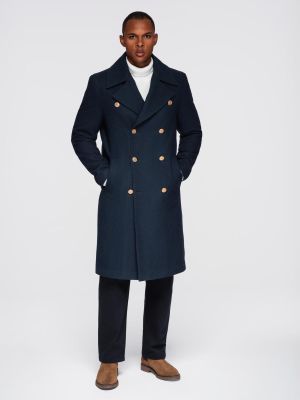 Płaszcz męski jesienny Ombre Clothing ze sklepu: ombre w kategorii: Płaszcze męskie - zdjęcie 2F79836-D9D-2071_129405-5