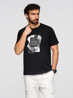 T-shirt męski Ombre Clothing ze sklepu: ombre w kategorii: T-shirty męskie - zdjęcie 2F79836-D9D-2071_133708