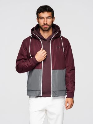 Kurtka męska casual Ombre Clothing ze sklepu: ombre w kategorii: Kurtki męskie - zdjęcie 2F79836-D9D-2071_138186