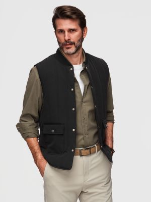 Kamizelka męska na jesień Ombre Clothing ze sklepu: ombre w kategorii: Kamizelki męskie - zdjęcie 2F79836-D9D-2071_138252
