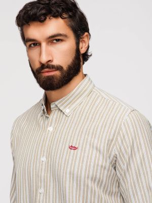 Koszula męska z klasycznym kołnierzykiem Ombre Clothing ze sklepu: ombre w kategorii: Koszule męskie - zdjęcie 2F79836-D9D-2071_146573