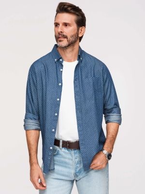 Ombre Clothing - Koszula męska casual ze sklepu: ombre w kategorii: Koszule męskie - zdjęcie 2F79836-D9D-2071_146575