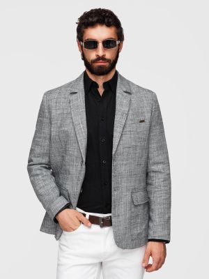 Marynarka męska jesienna elegancka Ombre Clothing ze sklepu: ombre w kategorii: Marynarki męskie - zdjęcie 2F79836-D9D-2071_151799