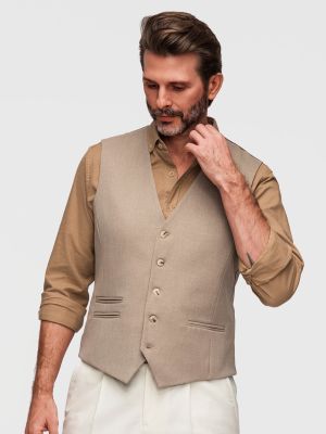 Ombre Clothing - Kamizelka męska jesienna ze sklepu: ombre w kategorii: Kamizelki męskie - zdjęcie 2F79836-D9D-2071_151848
