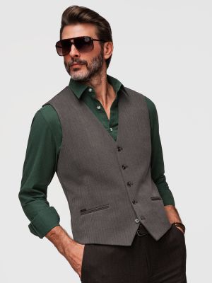 Kamizelka męska jesienna Ombre Clothing ze sklepu: ombre w kategorii: Kamizelki męskie - zdjęcie 2F79836-D9D-2071_151970