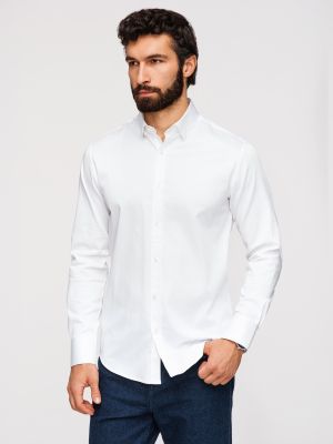Ombre Clothing - Koszula męska z klasycznym kołnierzykiem ze sklepu: ombre w kategorii: Koszule męskie - zdjęcie 2F79836-D9D-2071_153901
