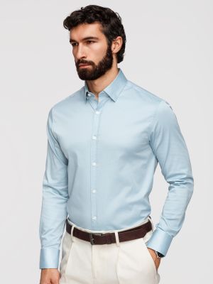 Ombre Clothing - Koszula męska z klasycznym kołnierzykiem ze sklepu: ombre w kategorii: Koszule męskie - zdjęcie 2F79836-D9D-2071_153901