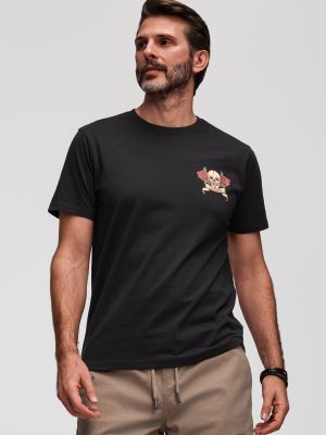 Ombre Clothing - T-shirt męski casual ze sklepu: ombre w kategorii: T-shirty męskie - zdjęcie 2F79836-D9D-2071_154296