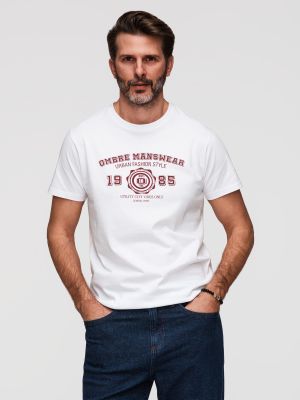 T-shirt męski na wiosnę Ombre Clothing ze sklepu: ombre w kategorii: T-shirty męskie - zdjęcie 2F79836-D9D-2071_154299