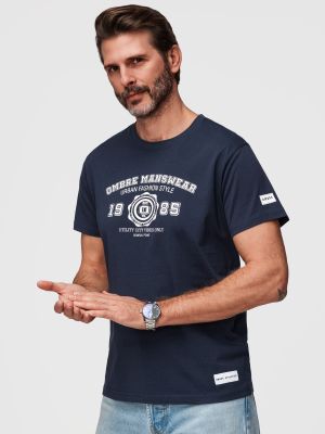 T-shirt męski na wiosnę Ombre Clothing ze sklepu: ombre w kategorii: T-shirty męskie - zdjęcie 2F79836-D9D-2071_154299