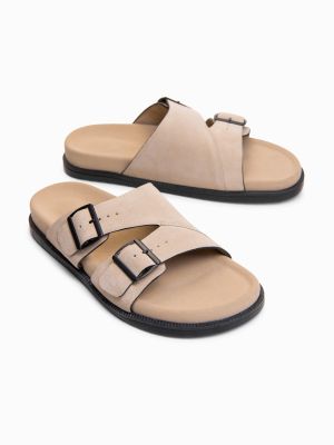 Ombre Clothing - Klapki męskie letnie ze sklepu: ombre w kategorii: Klapki męskie - zdjęcie 2F79836-D9D-2071_155695