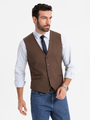 Ombre Clothing - Kamizelka męska jesienna ze sklepu: ombre w kategorii: Kamizelki męskie - zdjęcie 2F79836-D9D-2071_151848
