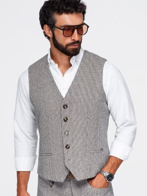 Kamizelka męska na lato wiosenna Ombre Clothing ze sklepu: ombre w kategorii: Kamizelki męskie - zdjęcie 2F79836-D9D-2071_157592-6