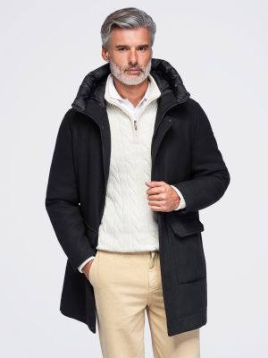 Płaszcz męski Ombre Clothing ze sklepu: ombre w kategorii: Płaszcze męskie - zdjęcie 2F79836-D9D-2071_160898
