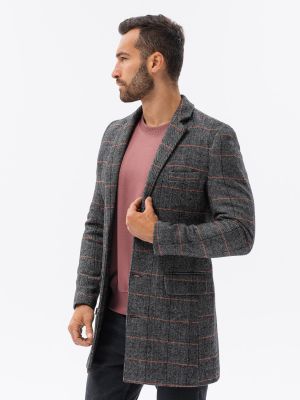 Płaszcz męski w stylu klasycznym Ombre Clothing ze sklepu: ombre w kategorii: Płaszcze męskie - zdjęcie 2F79836-D9D-2071_21556