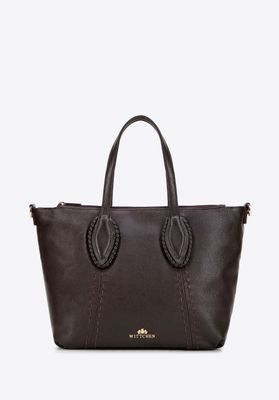 Shopper bag elegancka WITTCHEN ze sklepu: WITTCHEN w kategorii: Torby Shopper bag - zdjęcie 360172-0C5-11295_101-4E-808-4