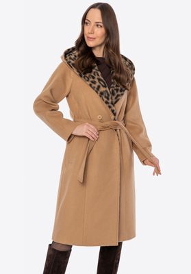 WITTCHEN - Płaszcz damski casualowy na jesień ze sklepu: WITTCHEN w kategorii: Płaszcze damskie - zdjęcie 360172-0C5-11295_101-9W-503-5
